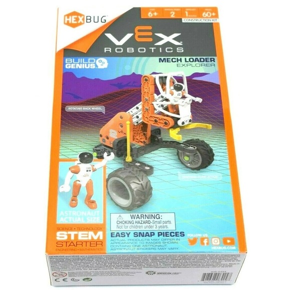 HEXBUG Vex Robotics Rover/Mesh Loader Explorer STEM Starter Constr-Kit 60+pcs. - Picture 2 of 5